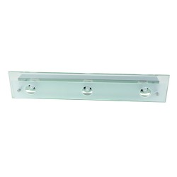 LUMINARIO DE PARED RECTANGULAR CRISTAL TR.3XG9-40W TECNOLITE