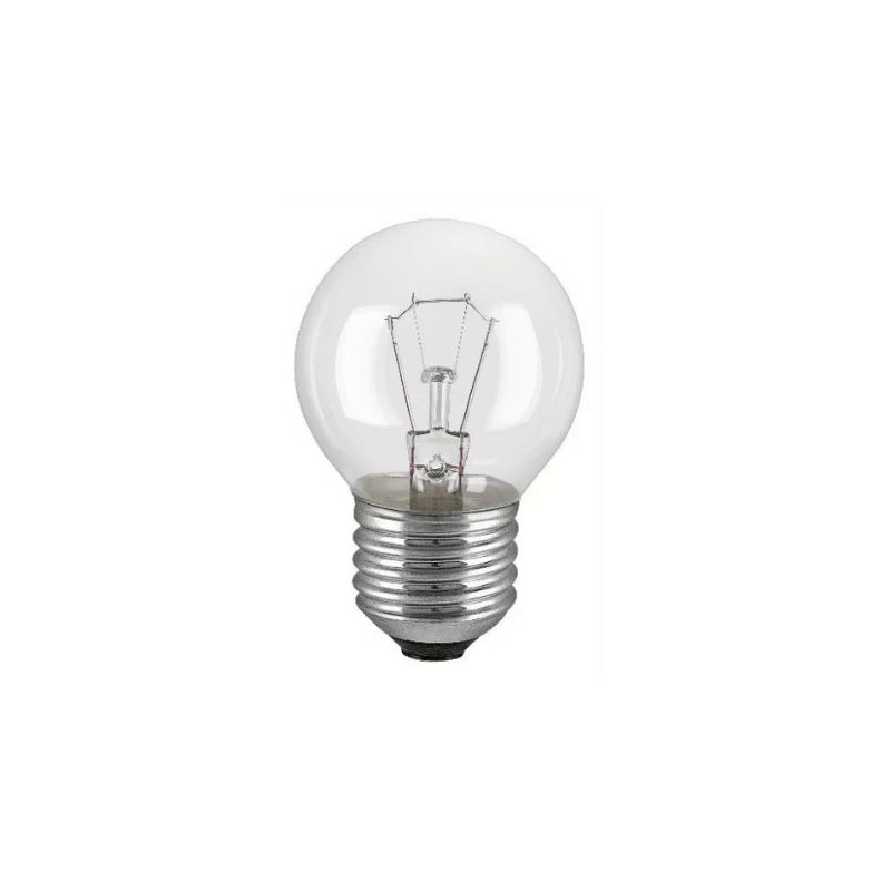 PACK DE 5 FOCOS ESFERA CLARO P45 25W 125V ENTRADA E26 OSRAM