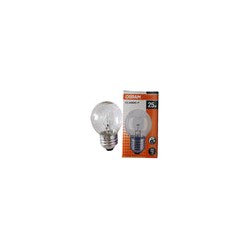 PACK DE 5 FOCOS ESFERA CLARO P45 25W 125V ENTRADA E26 OSRAM