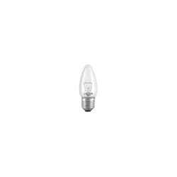 PACK DE 5 FOCOS VELA LISO 25W 127V E26 CLARO OSRAM