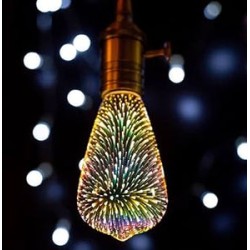 BOMBILLA LED FIREWORKS 3D 4W E26 2700K PHILCO