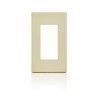 PLACA DE PARED SIN TORNILLOS 1 VENTANA COLOR MARFIL DECORA LEVITON