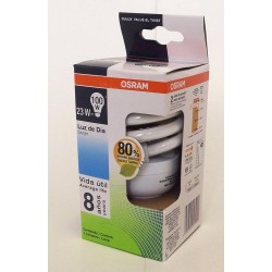 FOCO ESPIRAL DULUX 23W/865 E26 LUZ BLANCA