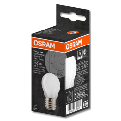 FOCO LED VINTAGE ESFERA 2.5W BC PERL E27 OSRAM