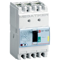 INTERRUPTOR TERMOMAGNÉTICO M1 160E 3 POLOS 125 AMP MEGATIKER